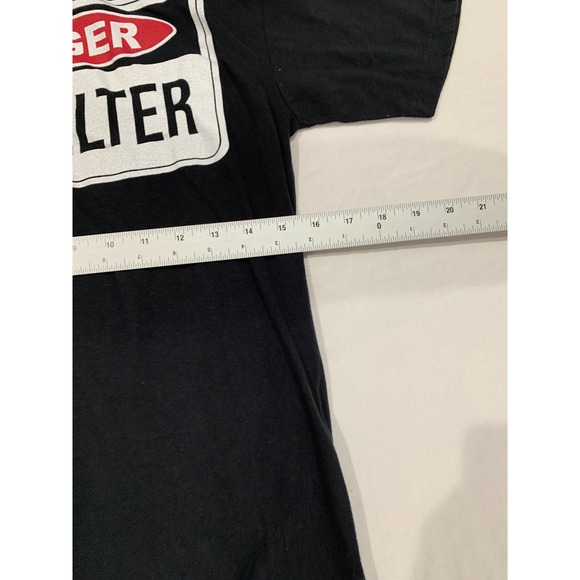 TeeLuv Danger No Filter Funny Short Sleeve T Shirt Men's Black Size Small - Picture 7 of 7